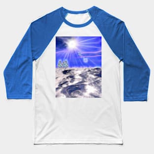 Snowy Landscape Baseball T-Shirt